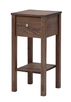 Wilma sängbord rökt ek