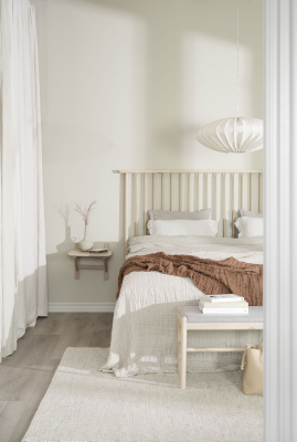 Riggins sänggavel 194 vitpigmenterad ek#2