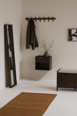 Hillmond sängbord brun ek#2