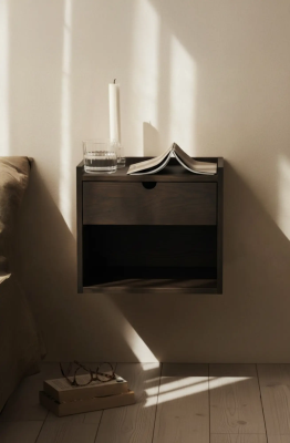 Hillmond sängbord brun ek#4