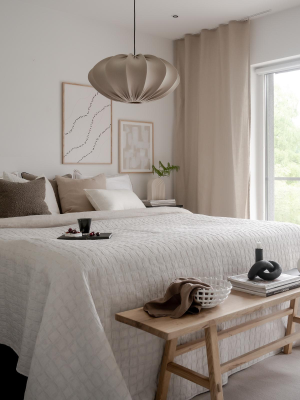 Mavis överkast dubbel 260x260 cm offwhite#4