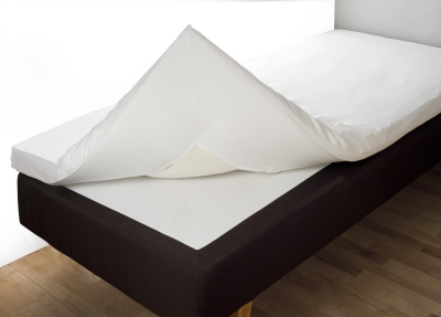 Kuvertlakan percale 105x200 cm mörkgrå