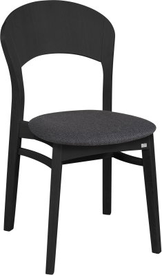 Rainbow stol svart/Elmo läder