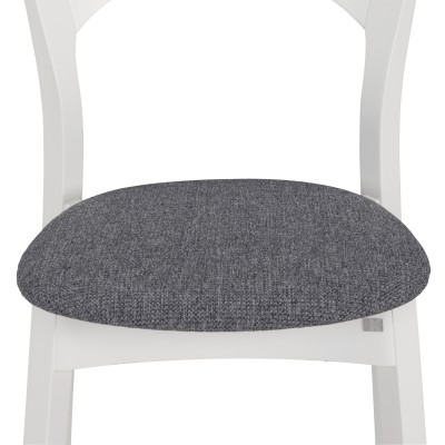 Rainbow stol vit/nature gråmelerad#2