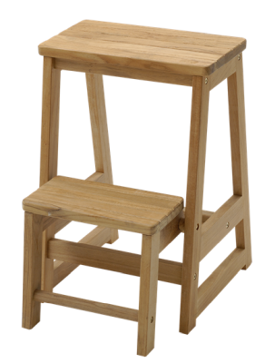 Trappall 2-stegs teak