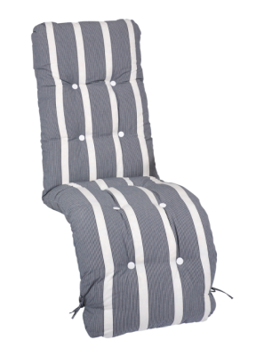 Baden Baden flockdyna classic blå dralon