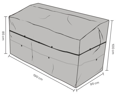 Möbelskydd 190x95x85/100 cm vattentät