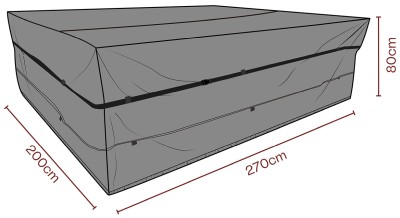 Möbelskydd 270x200x80 cm andas