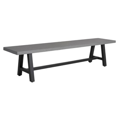 Ada bänk 220 grå betonglook