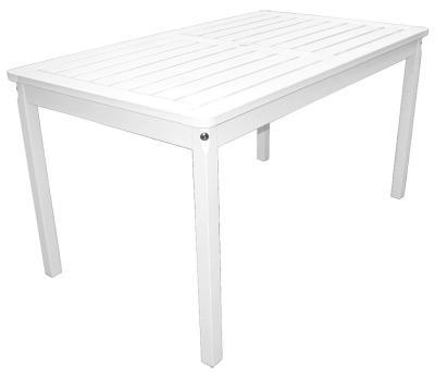 Europe bord 135x75 cm vit