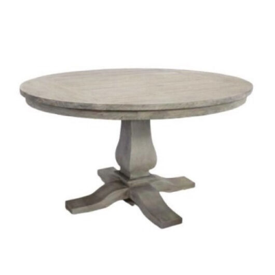 Depok bord 130 cm grålaserad teak