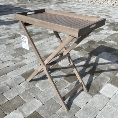 Java brickbord grålaserad teak