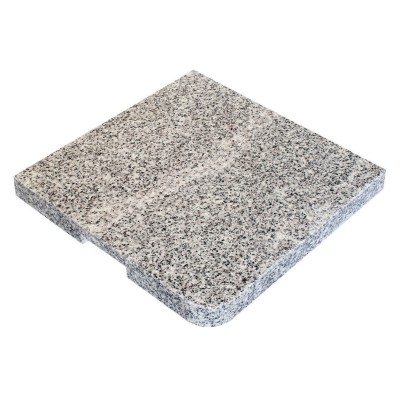 Bilbao parasollfotsvikt 25kg/st till kryssfot ljus granit