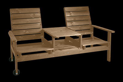 Du & Ja duosoffa brun