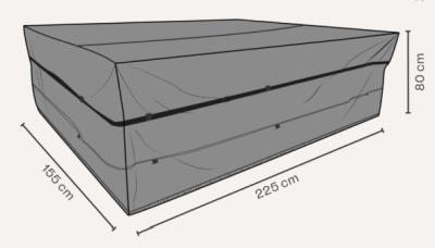 Möbelskydd 225x155x80 cm andas