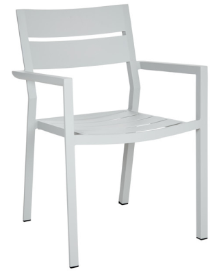 Delia karmstol ljusgrå