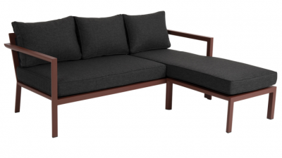 Delia divansoffa med dyna burnt paprika