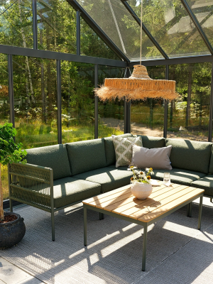 Reno soffbord 110x70 cm nordic green/natur#3