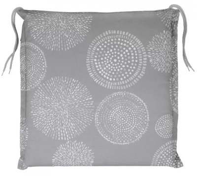 Naxos sittdyna grå/vit mönster