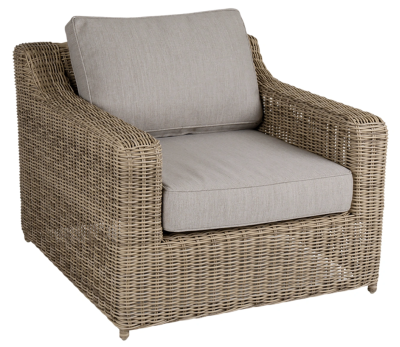 Glendon fåtölj konstrotting rustik/beige