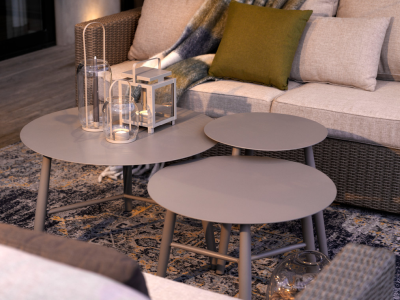 Vannes sidobord D75x50 cm khaki#2