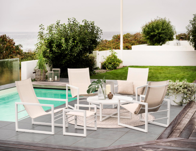 Vevi soffbord D100x40 cm vit#3