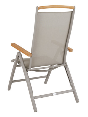 Andy positionsstol khaki/khaki, teak#2