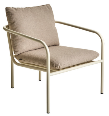 Bendt fåtölj pearl white/teddy beige