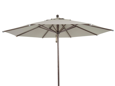 Paliano parasoll 300 cm alu brun/taupe#1