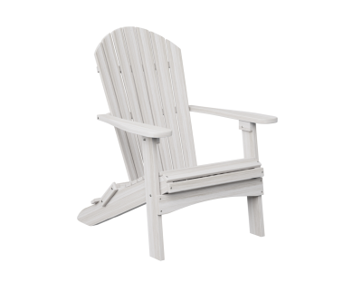 Adirondack däckstol hopfällbar natural finish seashell