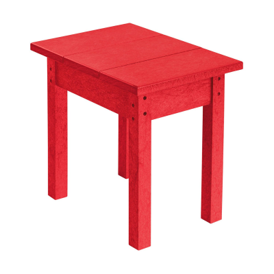 Classic Adirondack sidobord/pall red