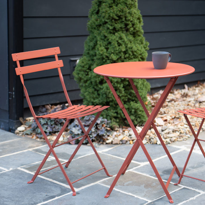 Bistro cafébord runt 60 cm chili#2