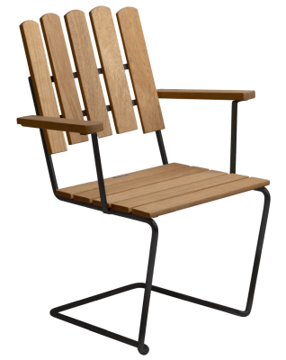 A2 fåtölj oljad ek/svart - Grythyttan