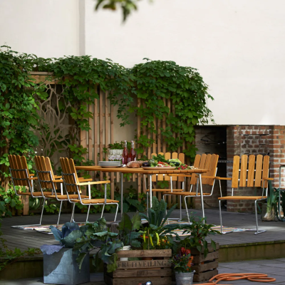 A2 fåtölj oljad ek/varmförzinkat stål - Grythyttan#2