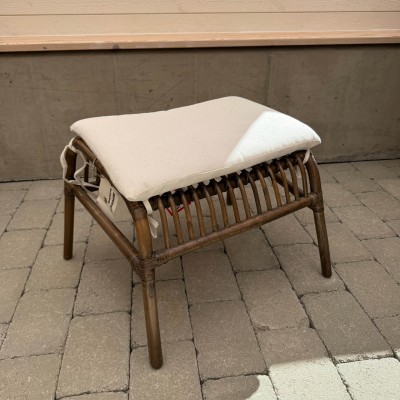 Kneippbyn fotpall rotting brun/ljus dyna