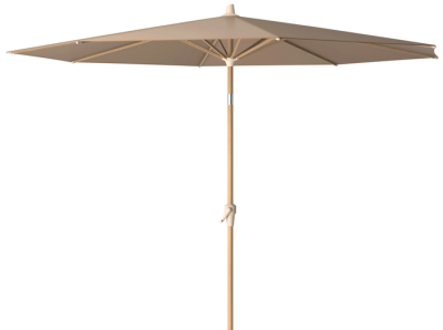 Riva 250 cm parasoll taupe/teak