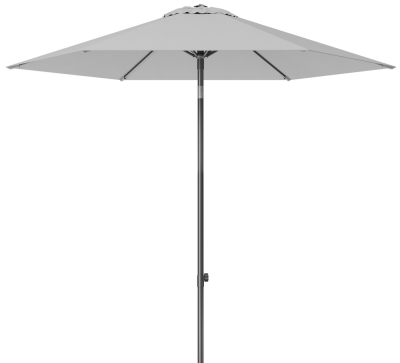 Lisboa 250 cm parasoll light grey/antracit