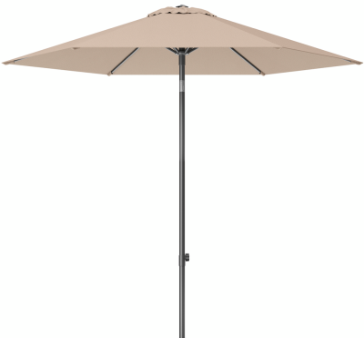 Lisboa 250 cm parasoll taupe/antracit