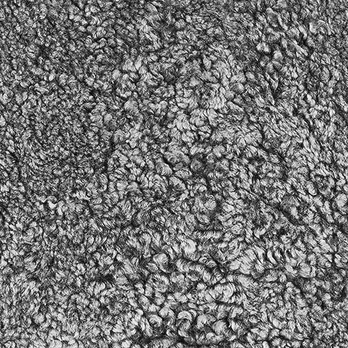 Klinte bänk 45 cm svartlack med äkta fårskinn