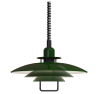 Primus II pendel Ø43 cm skogsgrön/mattsvart