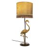 Flamingo bordlampa svartguld/guld