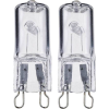 Ljuskälla G9 halogen klar 2-pack 230v 28W (40W)