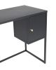 Bakal skrivbord svart metall#4