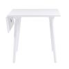 Lotta klaffbord 80+25x80 cm vit
