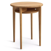 Celia fåtöljbord Ø43xH55 cm lackad ek