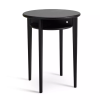 Celia fåtöljbord Ø43xH55 cm svartbetsad ek