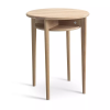 Celia fåtöljbord Ø43xH55 cm vitoljad ek