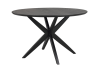 Calverton matbord runt Ø120 svart ek#1