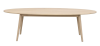 Tompkins soffbord ellips 150x60 vitpigmenterad ek