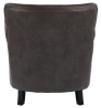 Baron fåtölj vintage tyg grå#2